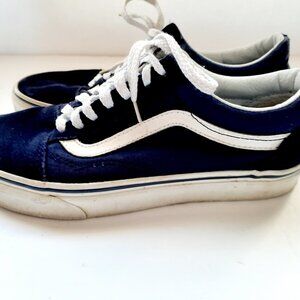 Vans Shoes Old Skool Skate Unisex Navy Mens 5 Womens 6.5